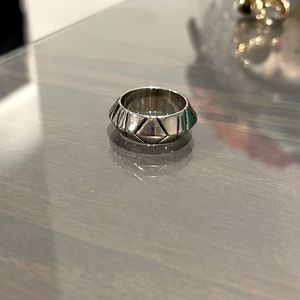 House of Harlow silver ring